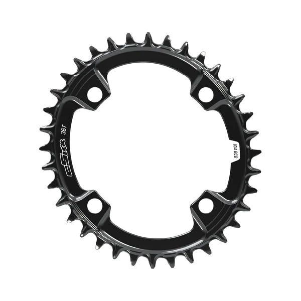 TT CHAINRING 104 BCD OVAL 36T BLACK
