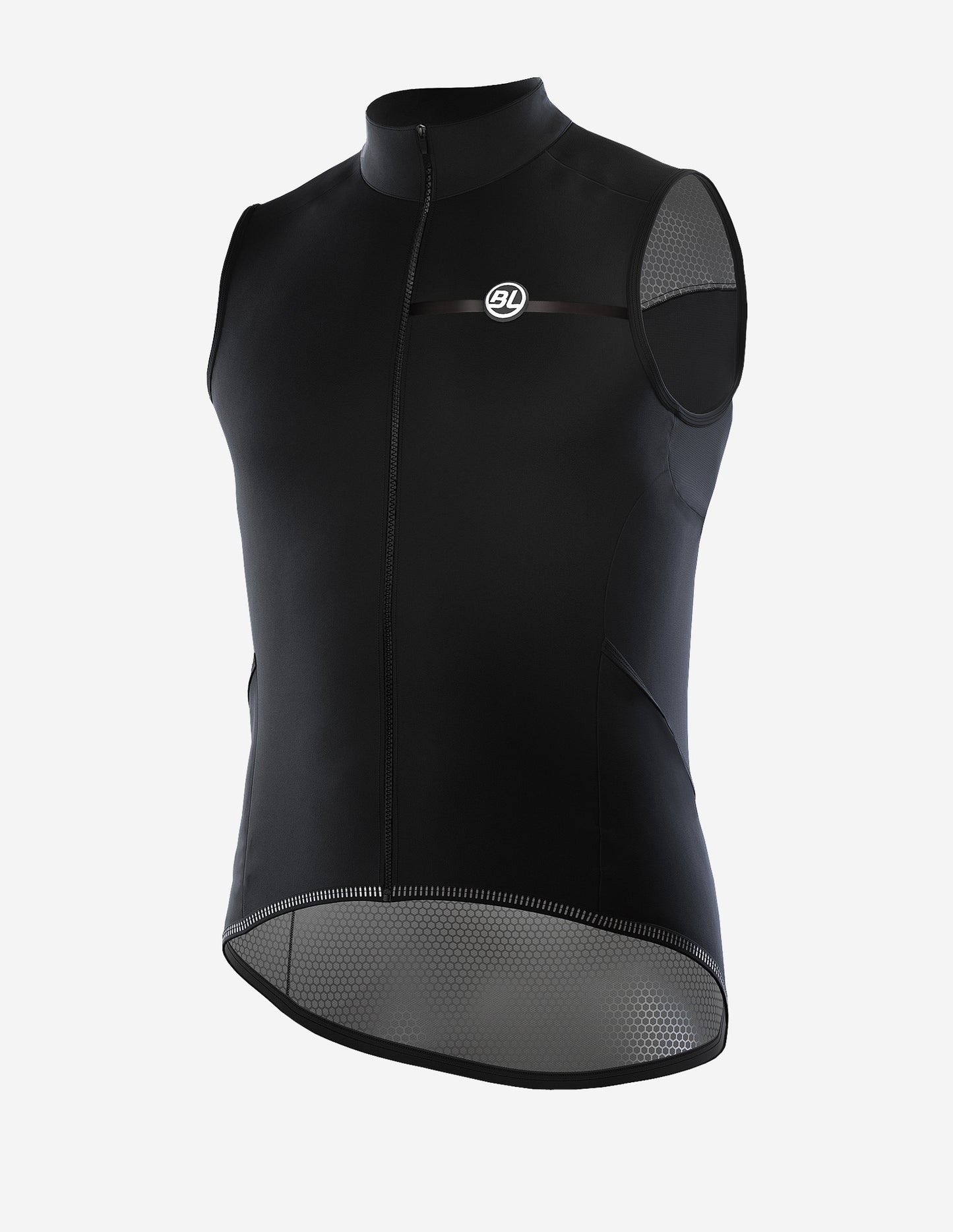 BL Normandia_E Black Mens Windproof Vest
