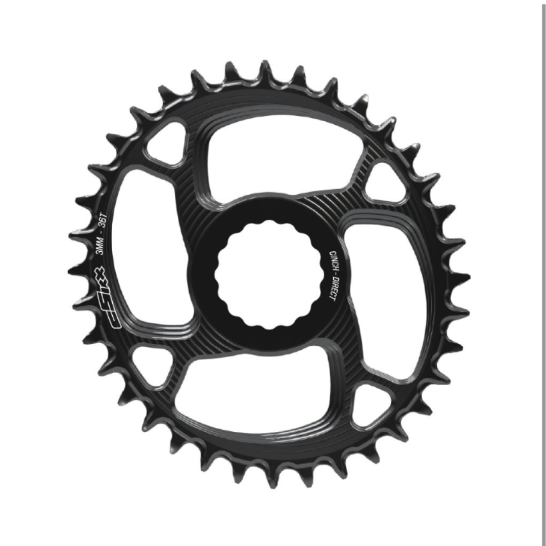 TT Chainring Race Face Cinch 3mm OVAL 36t Black