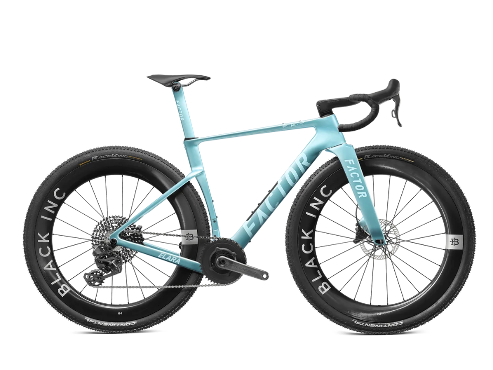 ELARA FACTOR  GRAVEL BIKE VIRISCENT BLUE