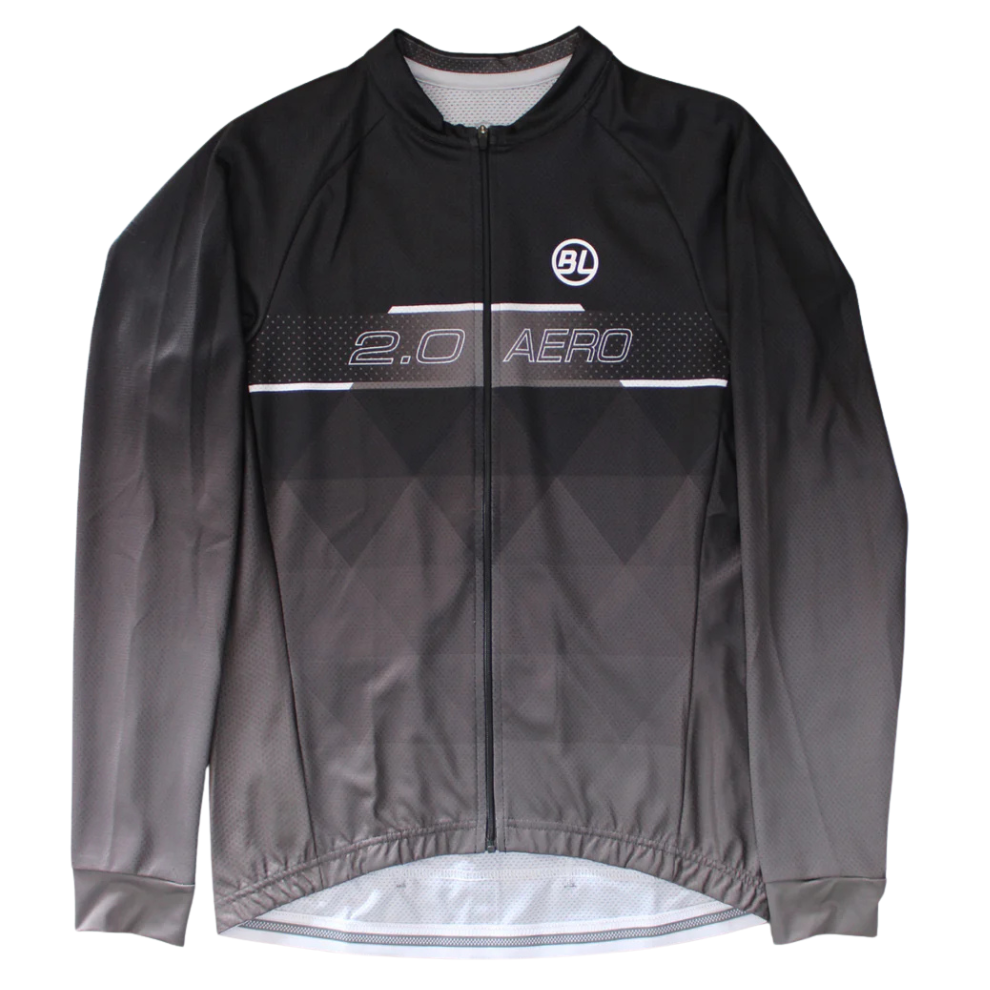 BL Aero 2.0 L/S Jersey Black/Dark Grey