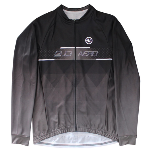 BL Aero 2.0 L/S Jersey Black/Dark Grey