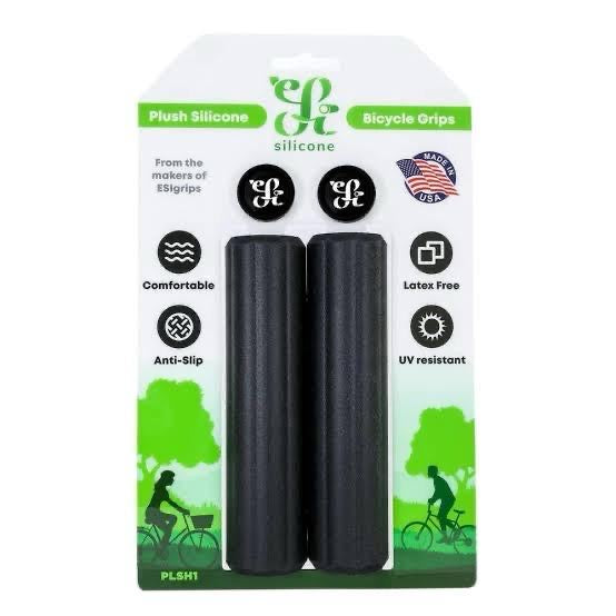 ESI Plush Black Grips