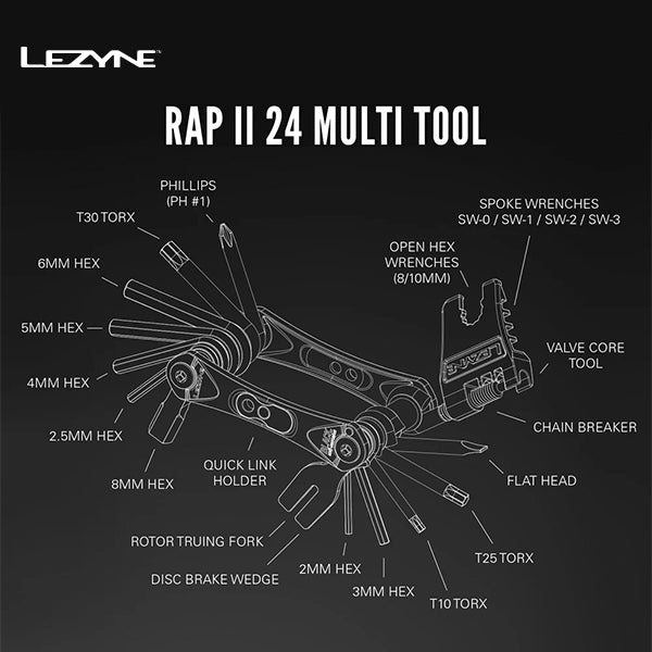 Multi Tool Lezyne Rap 11 - 24