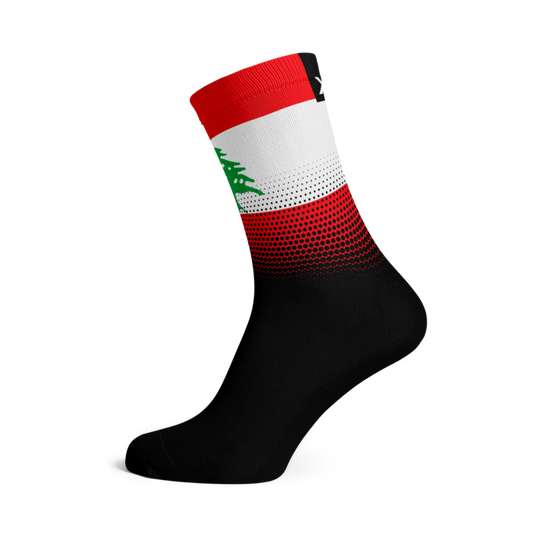 LEBANON FLAG SOCKS