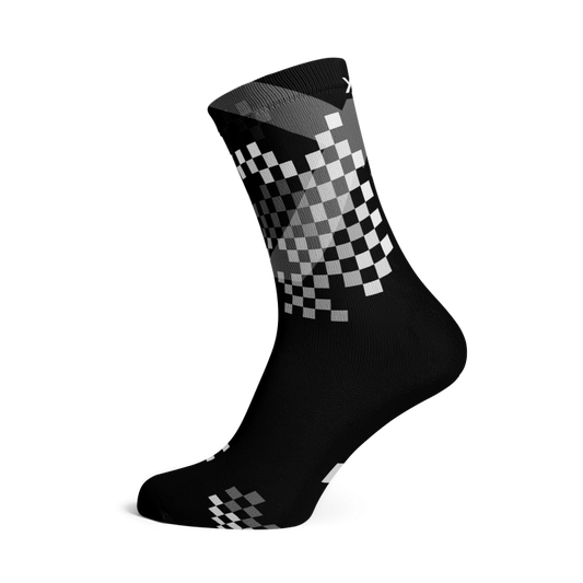 X Black Crew Socks