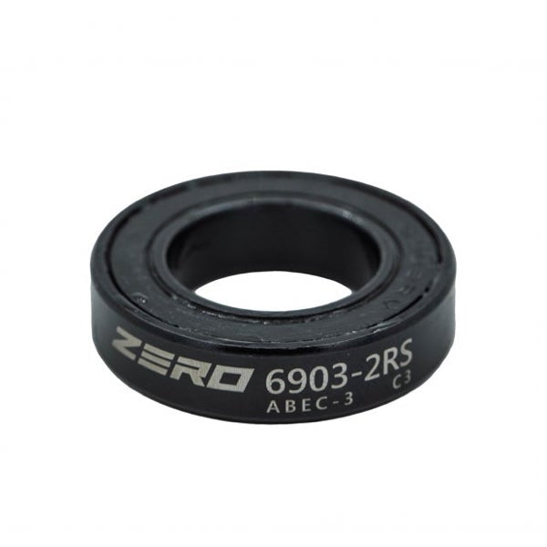 17 x 30 x 7mm Abec 3 C3 Bearing Black Oxide