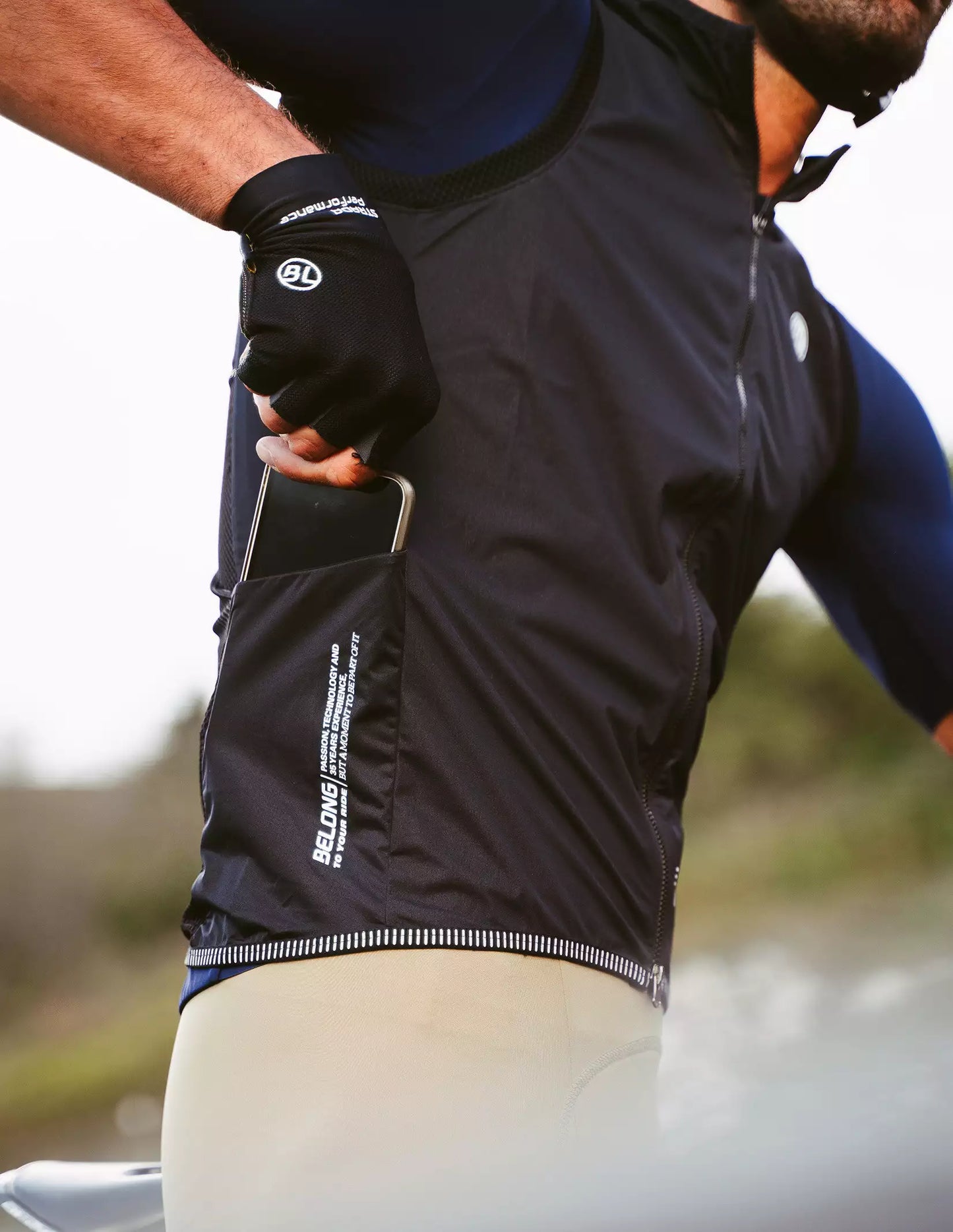 BL Mens Windproof & Showerproof Vest Defender Pro